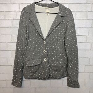 Hatley Perfect Fit Swiss Dot Blazer Knit Jacket L